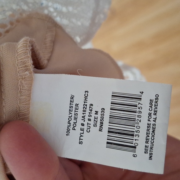 Cream and Nude Crochet Mini Dress by Speechless - Picture 7 of 8